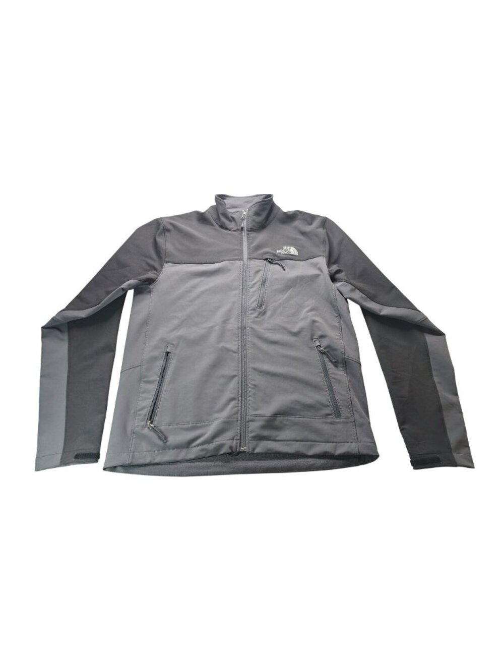 The North Face Mens Gray Softshell Jacket M Recycled Polyester